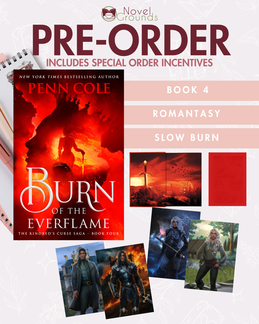 Pre-Order: Burn of the Everflame: A Novel (The Kindred&