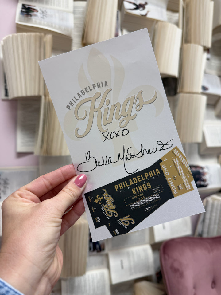 Philadelphia Kings Novel Notes® - Digitally Signed Overlay