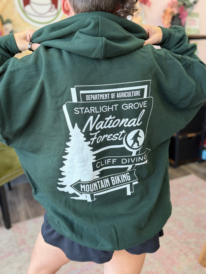 Starlight Grove Forest Service Unisex Hoodie
