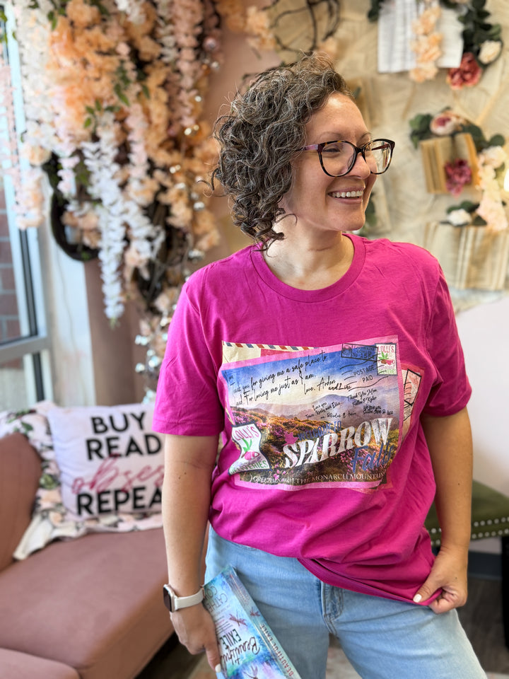 Sparrow Falls Postcard Unisex T-Shirt