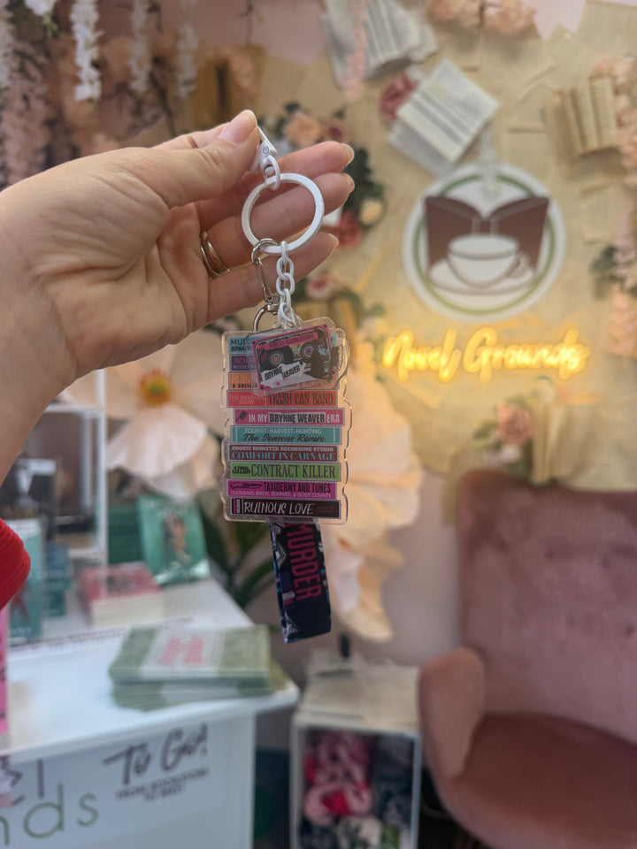 Brynne Weaver Romance Mixtape Lanyard + Keychain