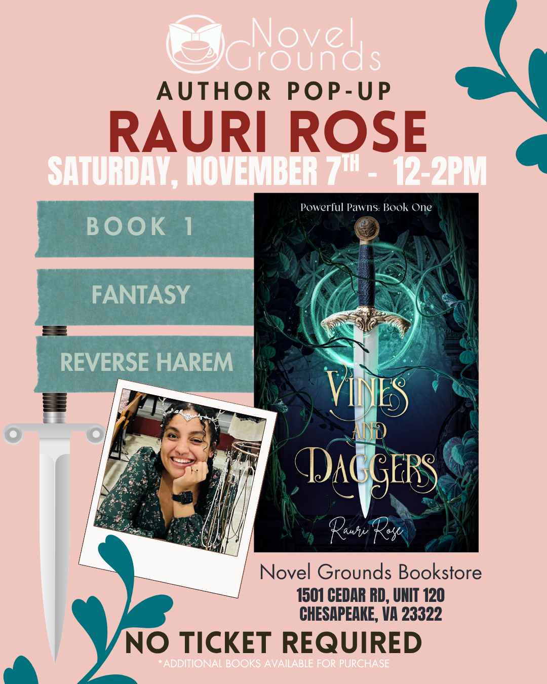 Author Pop Up: Rauri Rose 11-7-2026