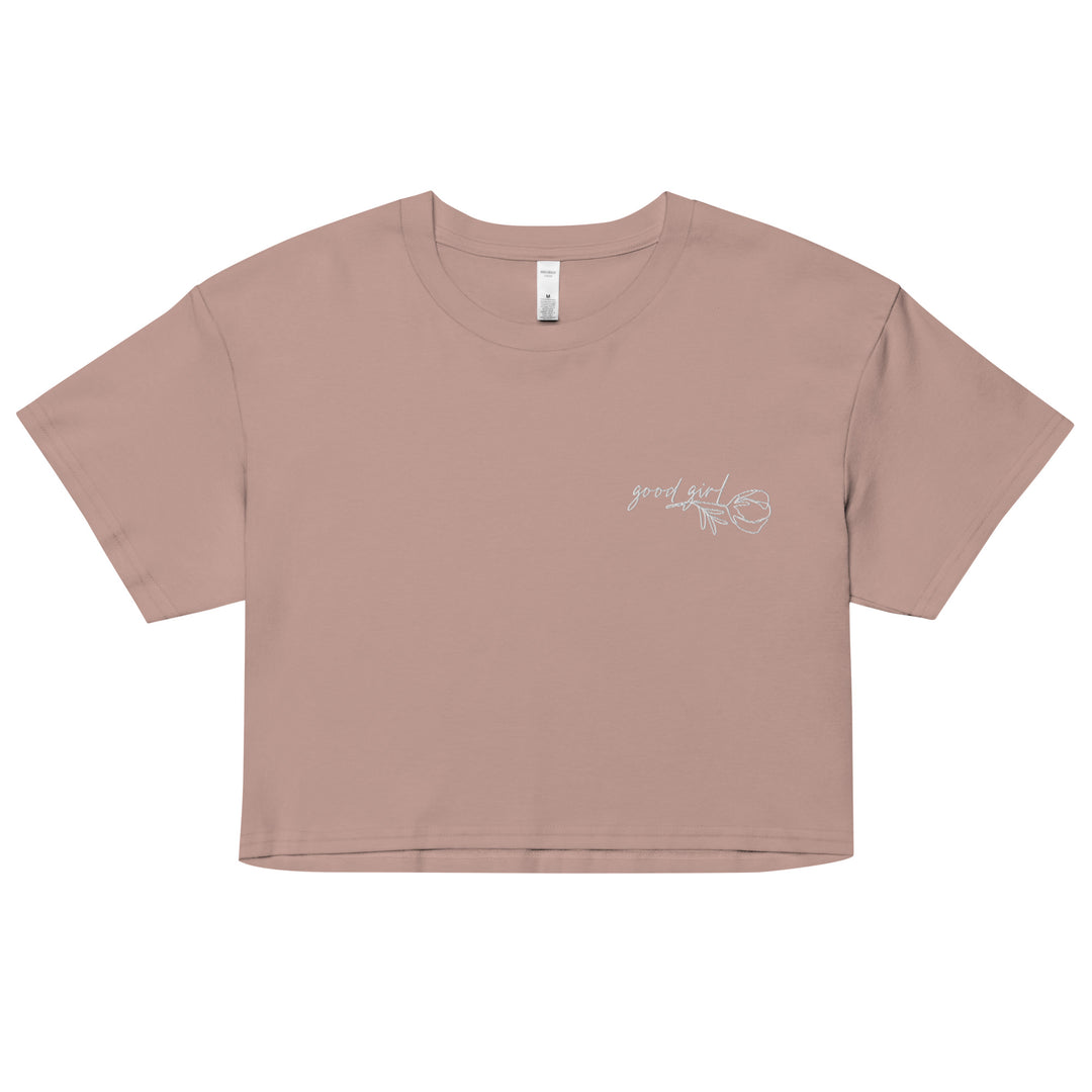 Camiseta corta bordada Good Girl